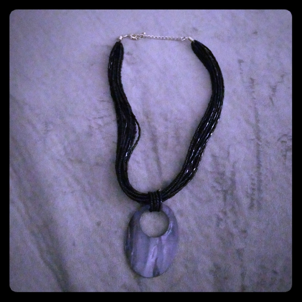 Black and grey necklace